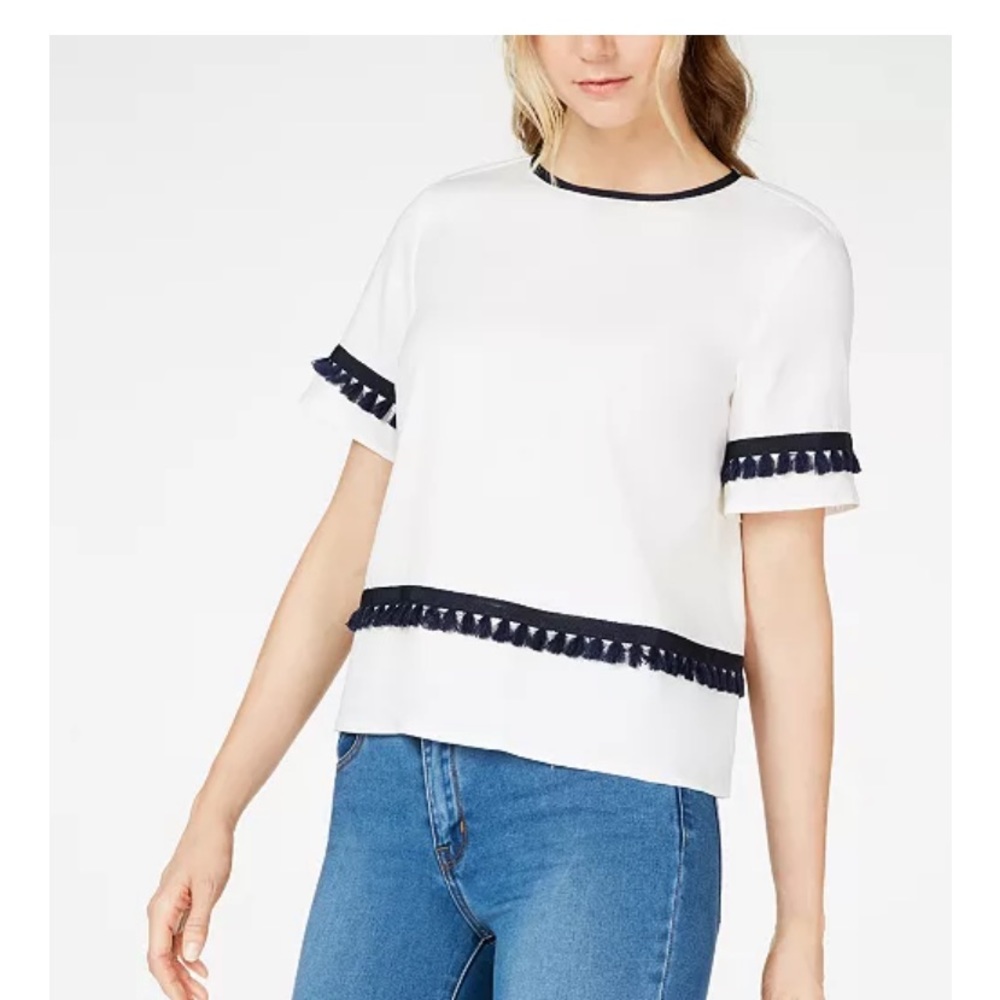 MARELLA Spezia Tassel Trimmed Blouse